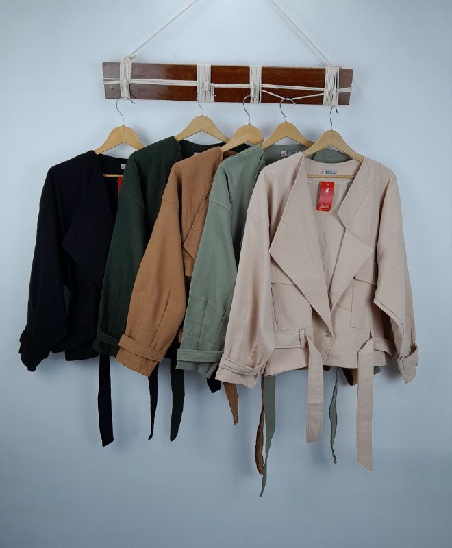 مانتو جکت کمر  دار 